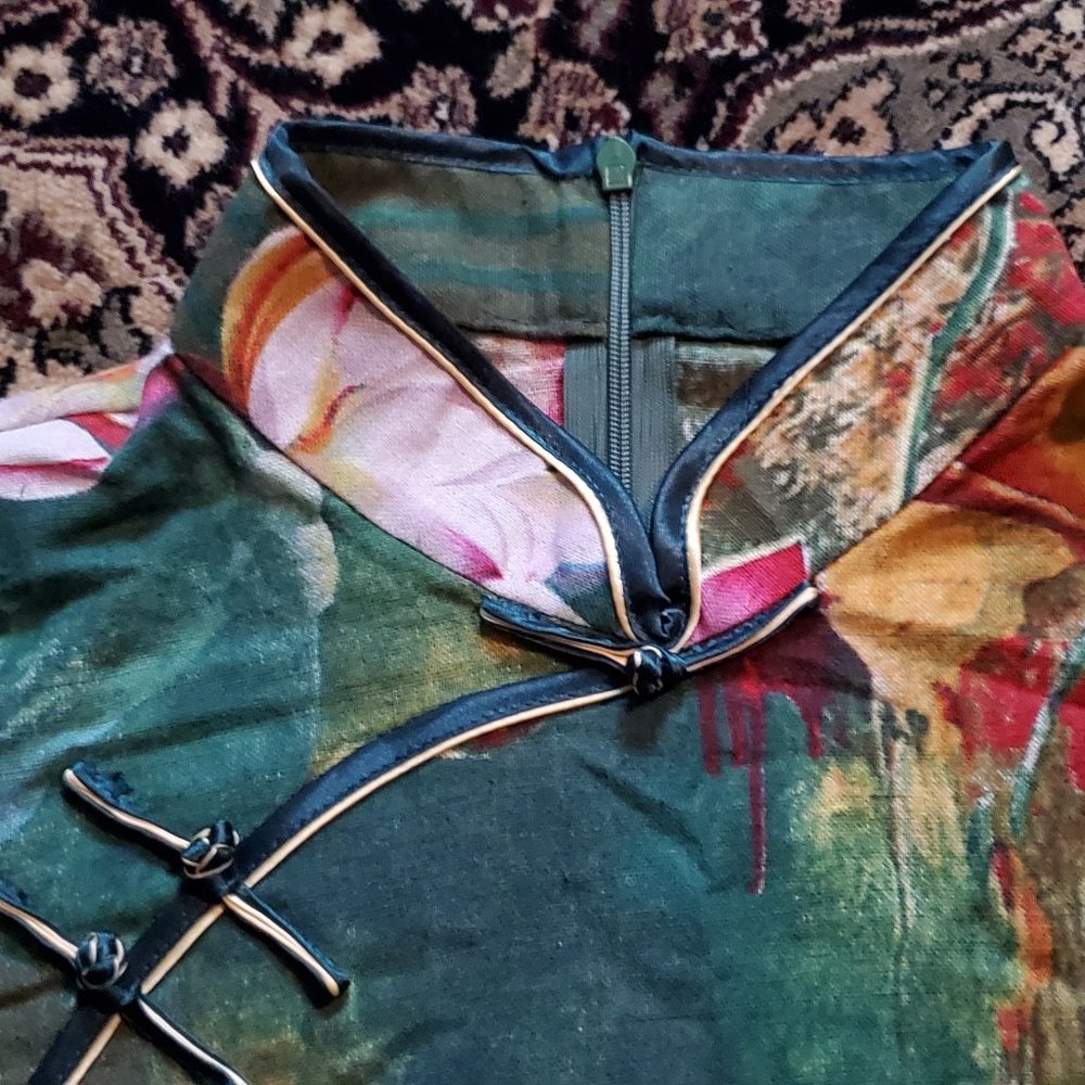Queen of the Botanicals, Art-Deco Chinese Blouse!